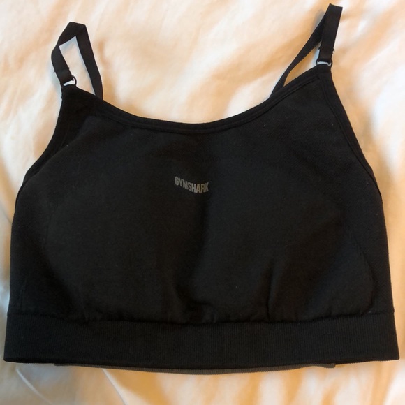 Gymshark Flex Strappy Sports Bra in Black - Picture 7 of 12